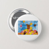 KidsArt für CHOC - Herbstlaub Bär Button (Vorne & Hinten)