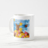 KidsArt für CHOC - Herbstlaub Bär Kaffeetasse (Vorderseite Links)