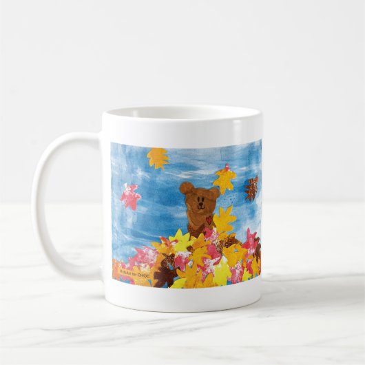 KidsArt für CHOC - Herbstlaub Bär Kaffeetasse (Links)