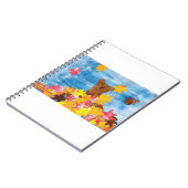 KidsArt für CHOC - Herbstlaub Bär Notizblock (Linke Seite)