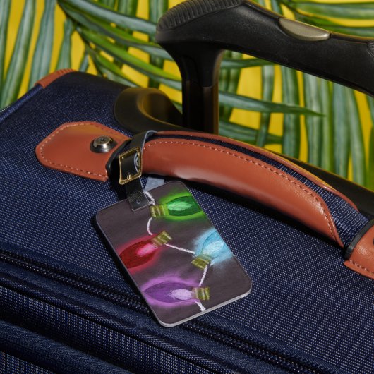 KidsArt für CHOC - Shine Bright Christmas Lights Gepäckanhänger (Vorderseite Insitu 1)