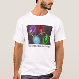 KidsArt für CHOC - Shine Bright Christmas Lights T-Shirt