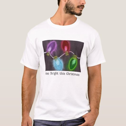 KidsArt für CHOC - Shine Bright Christmas Lights T-Shirt (Vorderseite)