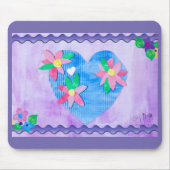 Kidsart für CHOC - Spring Time Heart Mouse Pad Mousepad (Vorne)