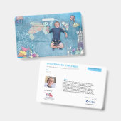 KidsArt für CHOC - Unterwasser-Explorer Ausweis (Vorder- & Rückseite)