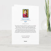 KidsArt für CHOC - Weltfrieden Dankeskarte (Rückseite)