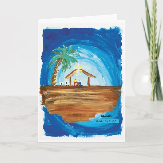 KidsArt für CHOC - Weltfrieden Dankeskarte (Vorderseite)