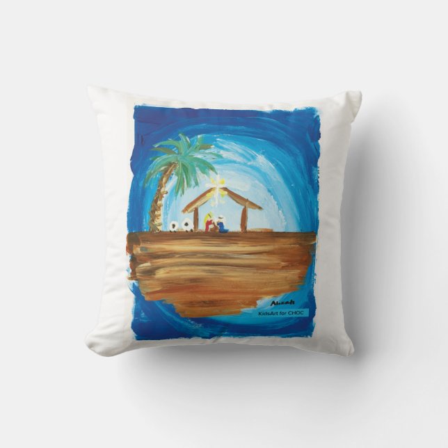 KidsArt für Choc - Weltfrieden Kissen (Vorderseite)