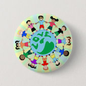 KidsLoveGlobe Button (Vorderseite)