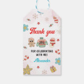 Kidsmas Winter Weihnachten 1. Geburtstag Geschenkanhänger (Rückseite)