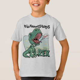KidsNameOSAURUS Rex redigieren mit dem Namen Ihr T-Shirt