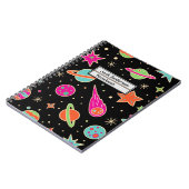 Kids's Back to School Space Rocket Muster Notizblock (Linke Seite)