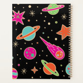 Kids's Back to School Space Rocket Muster Planer (Rückseite)