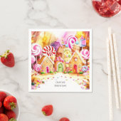 Kids'Sprinkle Candyland Geburtstag Serviette (Beispiel)
