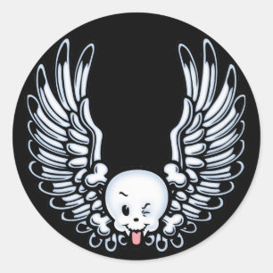 Kidwing Runder Aufkleber