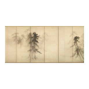 Kiefer bis zum 16. Jahrhundert Hasegawas Tohaku Leinwanddruck