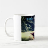 Kiefer des Weißen Hais Kaffeetasse (Links)