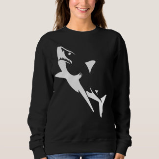 Kiefer Hai Angriff Grafik und Summer Beach Sweatshirt