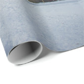 Kiefer im Schnee Geschenkpapier (Rolleneckpunkt)