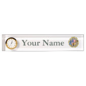 Kiefer K9 und Tatzen Namensplakette (Vorderseite)