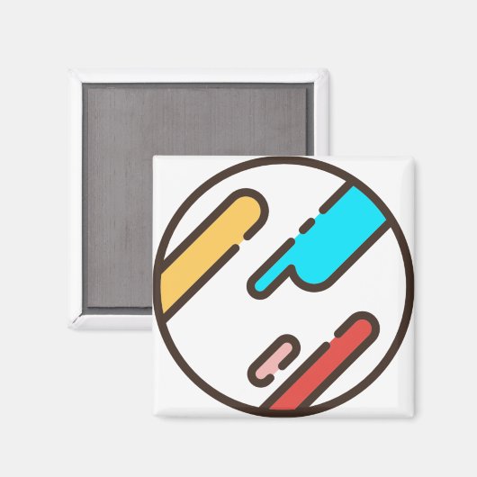 Kiefer Magnet (Vorderseite/Rückseite)