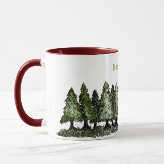 Kiefer mit Namen Tasse (Links)