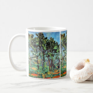 Kiefer mit Viadukt von Paul Cezanne, Vintage Art Kaffeetasse