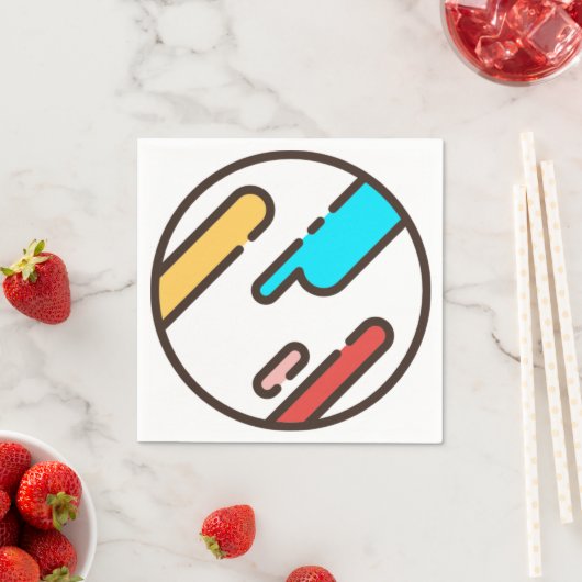 Kiefer Serviette (Beispiel)