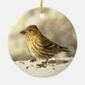 Kiefer Siskin Keramik Ornament (Hinten)