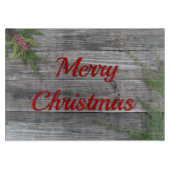 Kiefer und gewittertes Holzglasspanplatte Schneidebrett (Vorderseite)