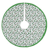 Kiefer- und holzgebürsteter Polyesterspinnrock Polyester Weihnachtsbaumdecke (Vorderseite)