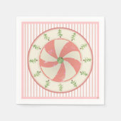 Kiefer und Pfefferminz Serviette (Vorderseite)