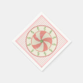 Kiefer und Pfefferminz Serviette (Ecke)