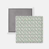 Kiefer und Stechpalme Magnet (Vorderseite/Rückseite)