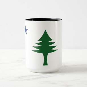 Kiefer und Stern 1901 Flagge des Bundesstaates Mai Tasse