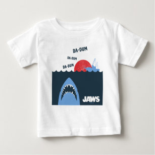 Kiefer unter der Wasser Silhouette Grafik Baby T-shirt