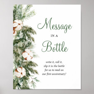 Kiefer Winter Botschaft in einer Flasche Brautpart Poster