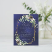 Kiefergrün Goldblauer Hochzeitstag (Stehend Vorderseite)