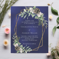 Kiefergrün Goldblauer Hochzeitstag