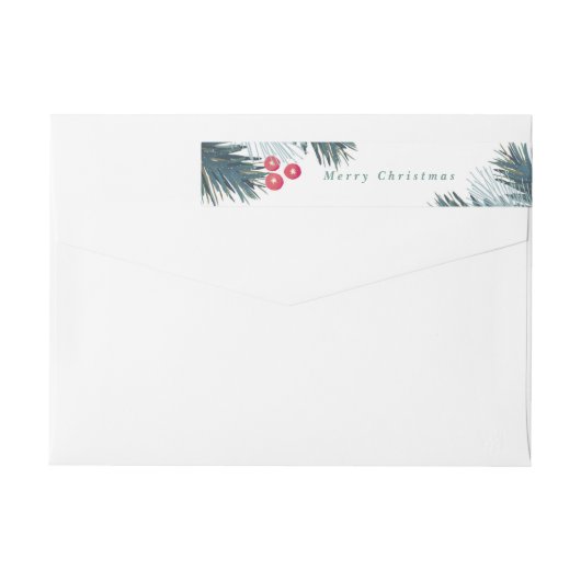 Kiefern-Ast-und Beeren-Umgriffsaufkleber (Rückseite)