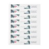 Kiefern-Ast-und Beeren-Umgriffsaufkleber (Bogen)