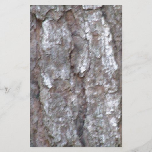 Kiefern-Baum-Barken-Camouflage-natürliche hölzerne Briefpapier (Vorderseite)