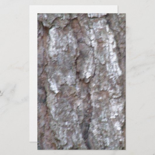Kiefern-Baum-Barken-Camouflage-natürliche hölzerne Briefpapier (Vorne/Hinten)