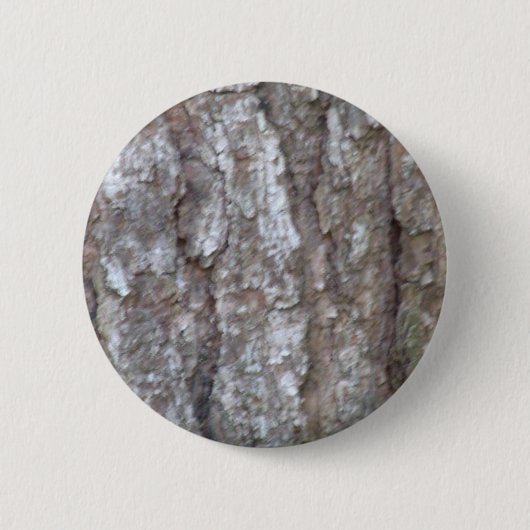 Kiefern-Baum-Barken-Camouflage-natürliche hölzerne Button (Vorderseite)
