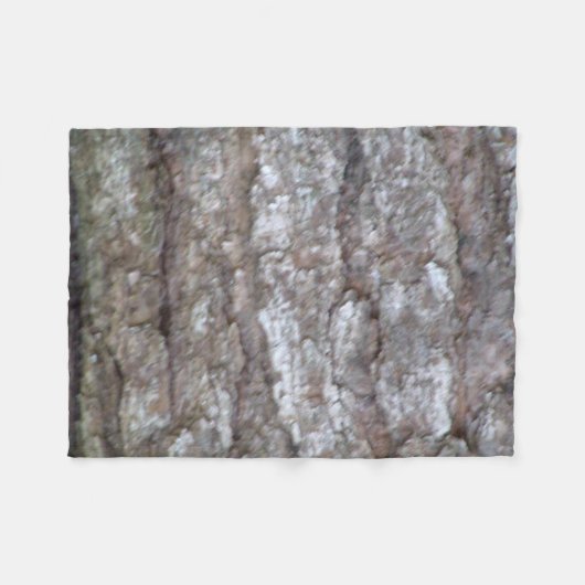 Kiefern-Baum-Barken-Camouflage-natürliche hölzerne Fleecedecke (Vorderseite (Horizontal))