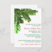 Kiefern-Baum-Niederlassung - Party Einladung des (Vorne/Hinten)