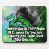 Kiefern-Drache/Crunchy Mousepad (Vorne)