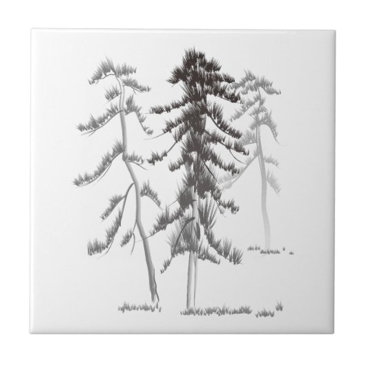 Kiefern Fliese (Vorderseite)
