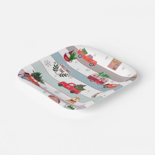 Kiefern, frisch geschnitten pappteller (Gewinkelt)