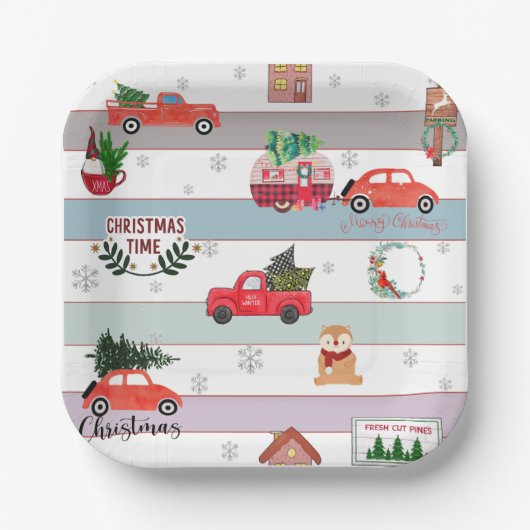 Kiefern, frisch geschnitten pappteller (Vorderseite)